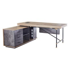 Picture of Eren Cabinet Desk, 180cm MDF Tobacco Iniko