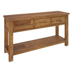 Picture of Erina Timber Console Table in Light Brown by Dover Mason