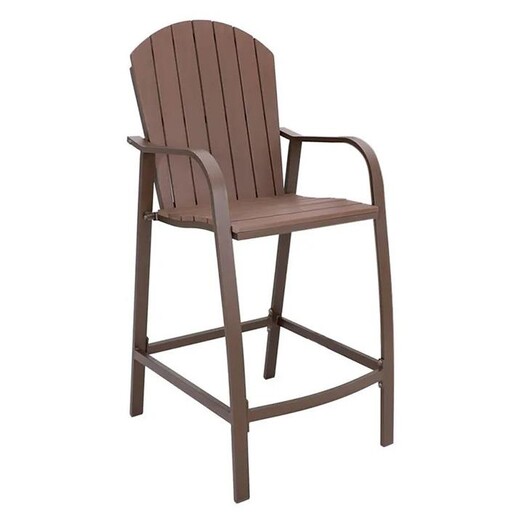 Picture of Esmond Set of 2 Outdoor Bar Stools in Brown by Homeflex