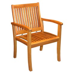 Picture of Espanyol Outdoor Armchair Wood Natural QFurniture