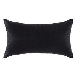Picture of Etro Breakfast Cushion with Feather Fill in Black by L&M Home