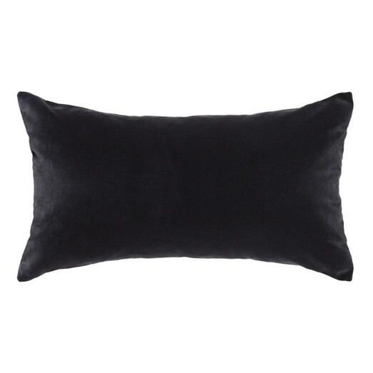 Picture of Etro Breakfast Cushion with Feather Fill in Black by L&M Home