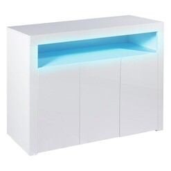 Picture of Eudora Buffet Wood White Levede