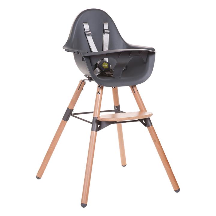 Picture of Evolu 2 Highchair, Anthracite Plastic Natural/Anthracite Childwood by Childhome