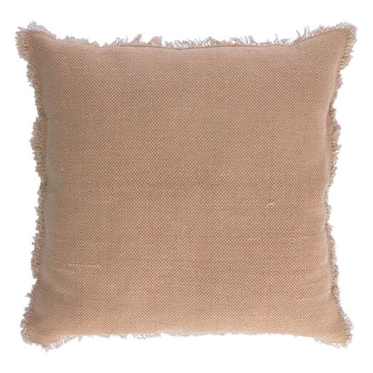 Picture of Evonna Cotton Cushion Size 60 x 60cm in Light Brown by Vida & Co. Picture of Evonna Cotton Cushion Size 60 x 60cm in Light Brown by Vida & Co.