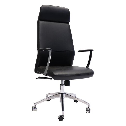 Picture of Executive High Back PU Leather Chair Faux Leather Black Rapidline Picture of Executive High Back PU Leather Chair Faux Leather Black Rapidline