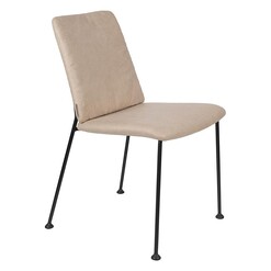 Picture of Fab PU Leather Dining Chair in Beige by Zuiver