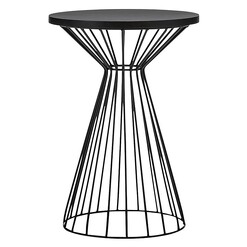 Picture of Fabiano Side Table in Black by Eastern Warehouse
