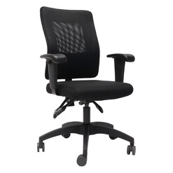 Picture of Fabric & Mesh Office Chair Black Rapidline