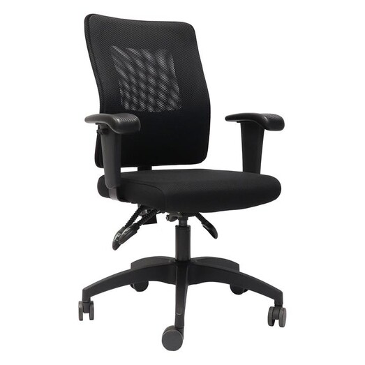 Picture of Fabric & Mesh Office Chair Black Rapidline