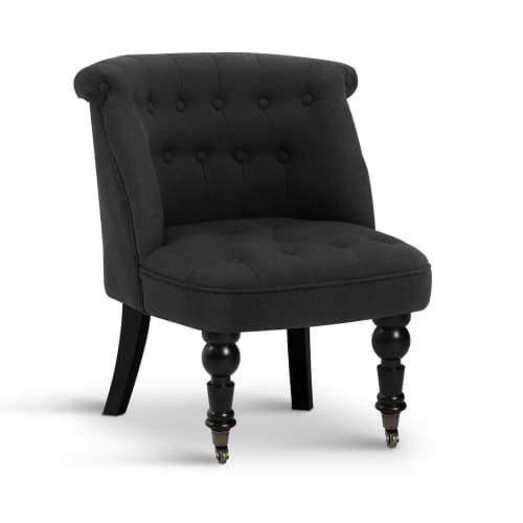 Picture of Fabric Occasional Accent Chair - Black Picture of Fabric Occasional Accent Chair - Black