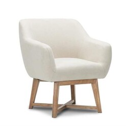 Picture of Fabric Tub Lounge Armchair - Beige