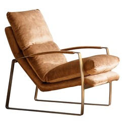 Picture of Fabrienne Armchair Leather Assorted Castle Road Interiors