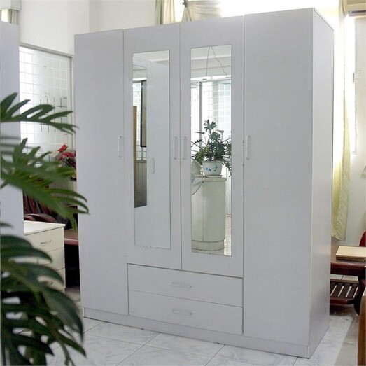 Picture of Fabula 2 Drawer Wardrobe with Mirror Melamine Assorted HEQS