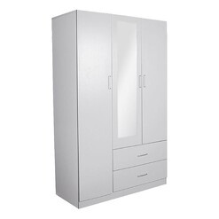 Picture of Fabula 3 Door Wardrobe with Mirror Melamine Assorted HEQS