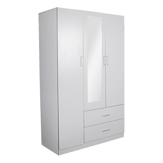 Picture of Fabula 3 Door Wardrobe with Mirror Melamine Assorted HEQS