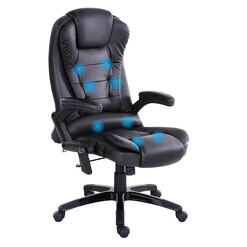 Picture of Fanla Executive Massage Chair, Black Faux Leather Resort Living