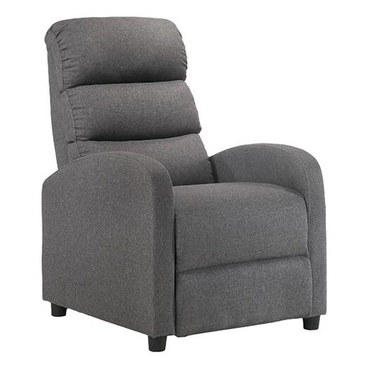 Picture of Fara Reclining Armchair Fabric Light Grey E-living Picture of Fara Reclining Armchair Fabric Light Grey E-living