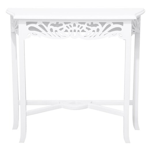 Picture of Farzana Console Table in White by Kayu Estate