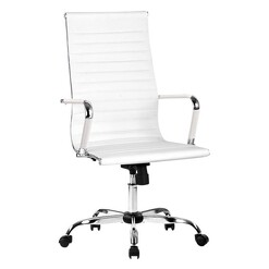 Picture of Favicci Office Chair Faux Leather White Resort Living