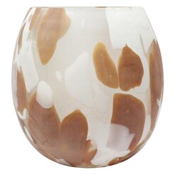 Picture of Feliz Glass Vase in Neutral by Amalfi