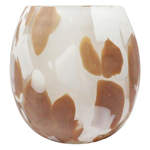 Picture of Feliz Glass Vase in Neutral by Amalfi