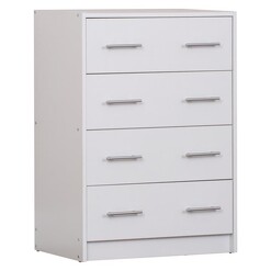 Picture of Feronia Chest of 4 Drawers in White by Meubilair