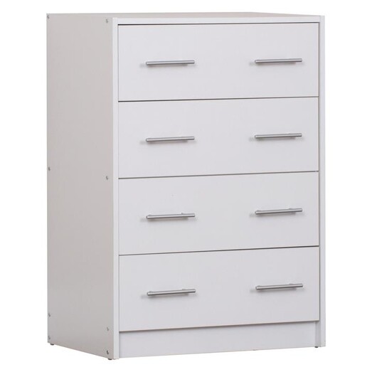 Picture of Feronia Chest of 4 Drawers in White by Meubilair Picture of Feronia Chest of 4 Drawers in White by Meubilair