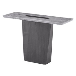 Picture of Filippa Marble Luxurious Console Hall Table - Grey & Brown