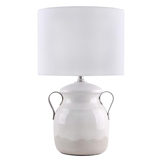 Picture of Finley Table Lamp in White by Amalfi