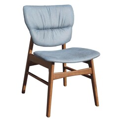 Picture of Finley Wooden Dining Chair in Brown by HEQS