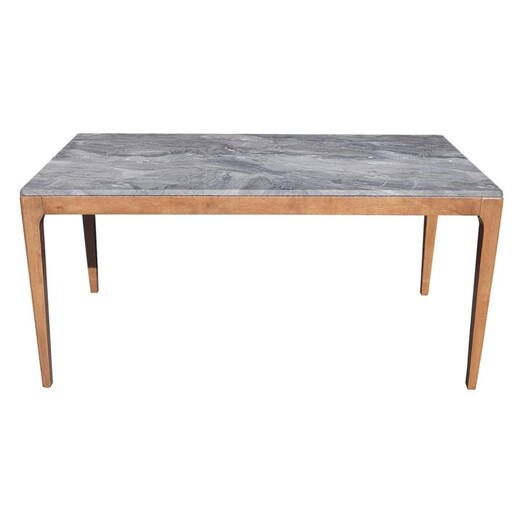 Picture of Finley Wooden Dining Table in Grey by HEQS
