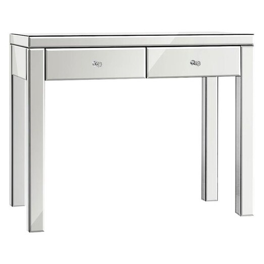 Picture of Flavolla Mirrored Console Table MDF Silver Resort Living