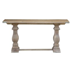 Picture of Fledda Console table Wood Honey Wash Dover Mason