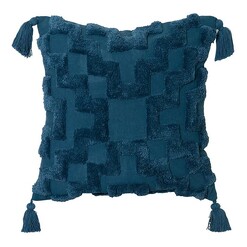 Picture of Fletcher Tufted Cushion in Teal by j.elliot HOME