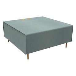 Picture of Flexi Lounge Single Seat in Light Blue by Rapidline