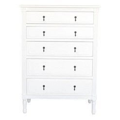 Picture of Flinders Chest of 5 Drawers Wood Assorted Jac Home Living