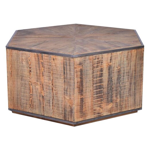 Picture of Florence Recycled Timber Coffee Table Wood Light Natural Alliance Furniture