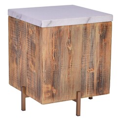 Picture of Florentina Recycled Timber Side Table Wood Assorted Alliance Furniture