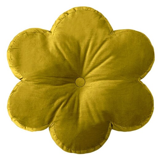 Picture of Flower Shaped Cushion in Green by Bambury Picture of Flower Shaped Cushion in Green by Bambury