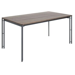 Picture of Fola Extendable Dining Table MDF Graphite/Walnut Vida & Co.