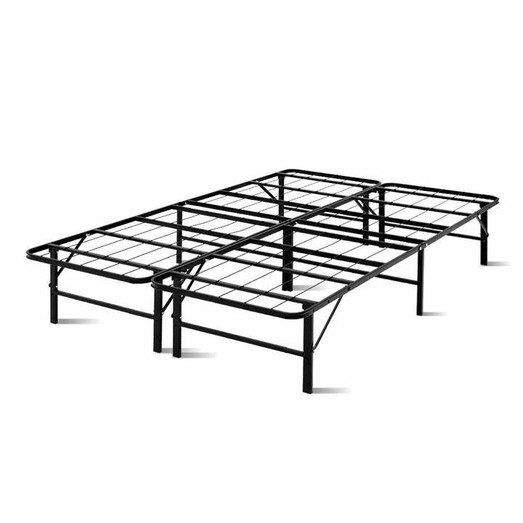 Picture of Foldable Double Metal Bed Frame - Black Picture of Foldable Double Metal Bed Frame - Black