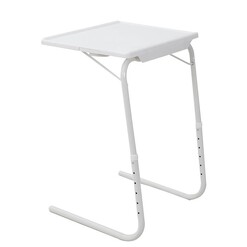 Picture of Foldable Laptop Desk Steel White/Black Dreamo Living