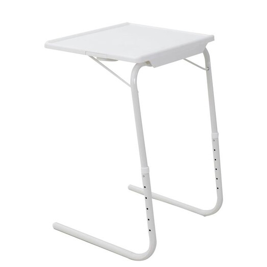 Picture of Foldable Laptop Desk Steel White/Black Dreamo Living
