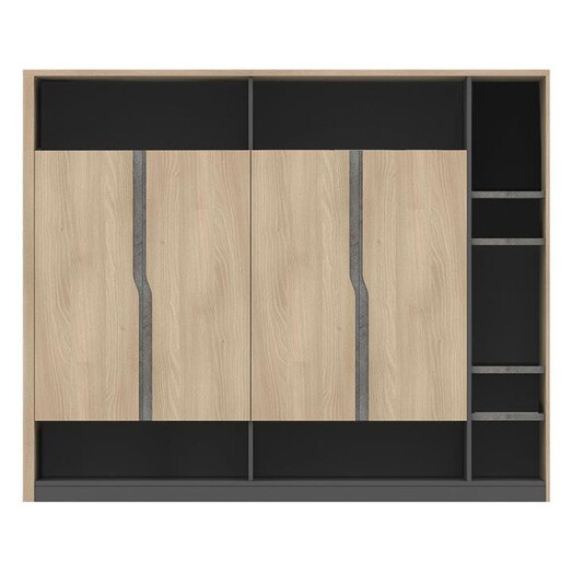 Picture of Fonti Display Unit MDF Acacia/Carbon Grey Iniko