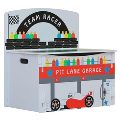 Picture of Formula 1 Toy Box MDF White/Red/Blue Sleeparoo