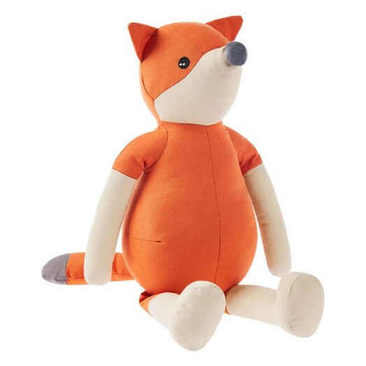 Picture of Fox Snuggle Buddy Novelty Cushion in Orange by Linen House Kids