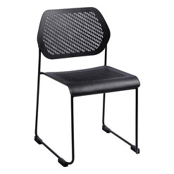 Picture of Frame Chair Black Polypropylene Rapidline