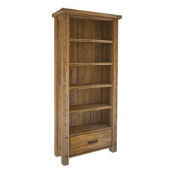Picture of Francie Timber Bookcase Wood Rustic Oak Dover Mason
