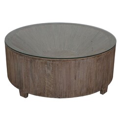 Picture of Frans Wooden Coffee Table in White by Mise En Scene